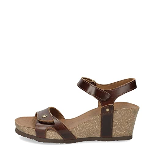 Panama Jack Damen Julia Clay Riemchensandalen, Braun (Cuero B1) von Panama Jack