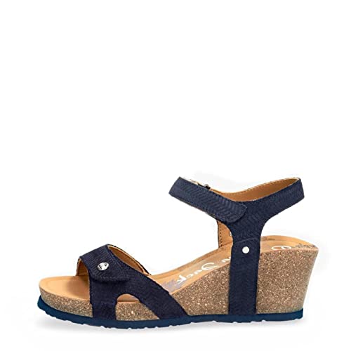 Panama Jack Damen Julia Menorca Riemchensandalen, Blau (Marino B2), 38 EU von Panama Jack