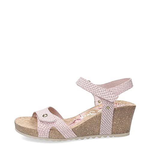 Panama Jack Damen Julia Snake Riemchensandalen, Pink (Rosa B14), 41 EU von Panama Jack