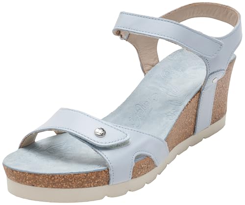 Panama Jack Damen Julia Wedge Sandal, Azul Claro B66, 40 EU Panama Jack Damen Julia Wedge Sandal, Azul Claro B66, 40 EU von Panama Jack