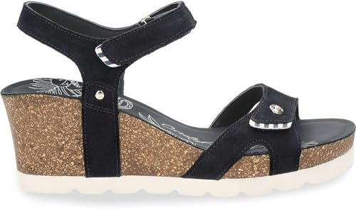 Panama Jack Damen Julia Wedge Sandal, Marino B55, 39 EU von Panama Jack