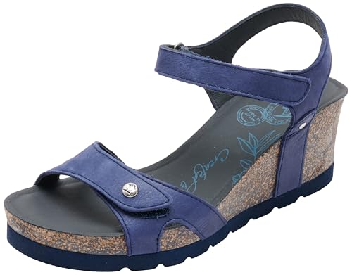 Panama Jack Damen Julia Wedge Sandal, Marino B65, 40 EU Panama Jack Damen Julia Wedge Sandal, Marino B65, 40 EU von Panama Jack