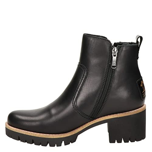 Panama Jack Damen Klassische Stiefeletten Pauline Trav, Frauen Stiefeletten,Reißverschluss,Ladies,Boots,Stiefel,Bootee,Booties,Schwarz,42 EU / 9 UK von Panama Jack