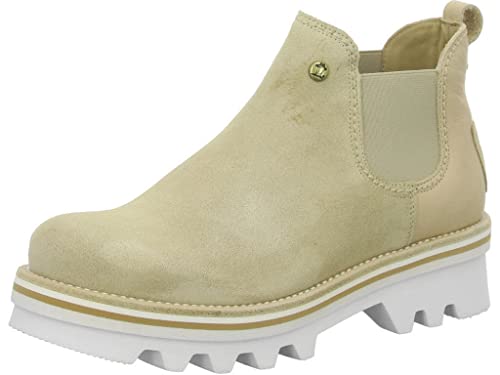 Panama Jack Damen Martinna Chelsea Boot, Beig B1, 40 EU von Panama Jack