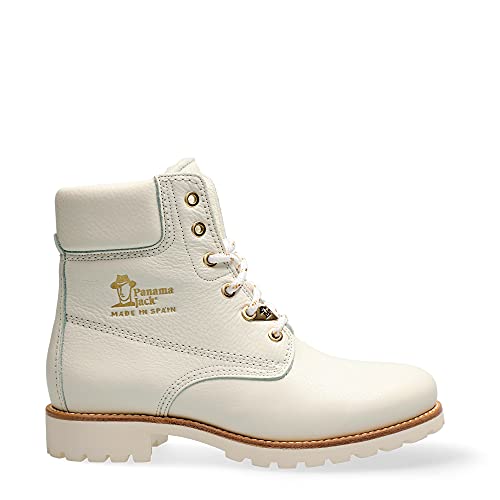 Panama Jack Damen Panama 03 Igloo Combat Boot, Blanco, 36 EU von Panama Jack