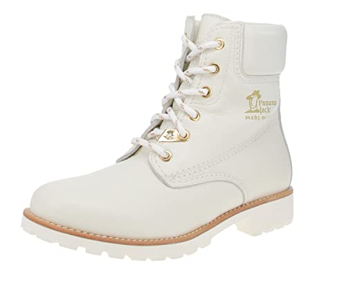 Panama Jack Damen Panama 03 Igloo Combat Boot, Blanco, 42 EU von Panama Jack