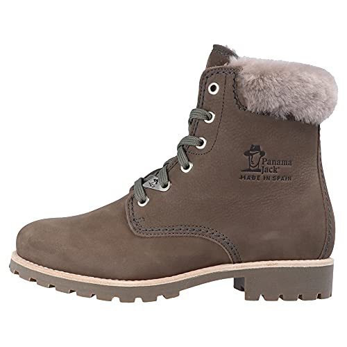 Panama Jack Damen Panama 03 Igloo Stiefeletten, B20 Nobuck Grau/Grau, 41 EU von Panama Jack