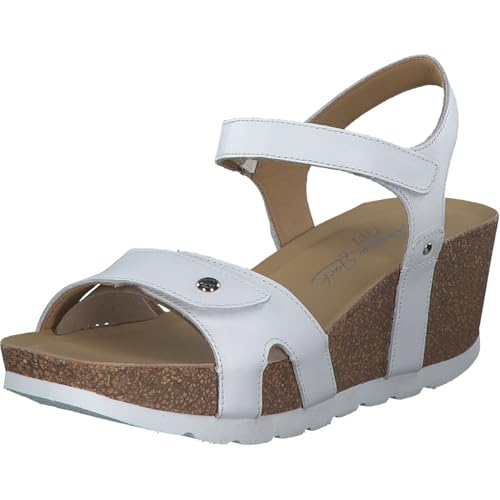 Panama Jack Damen Ruth Wedge Sandal, Blanco B3, 36 EU von Panama Jack