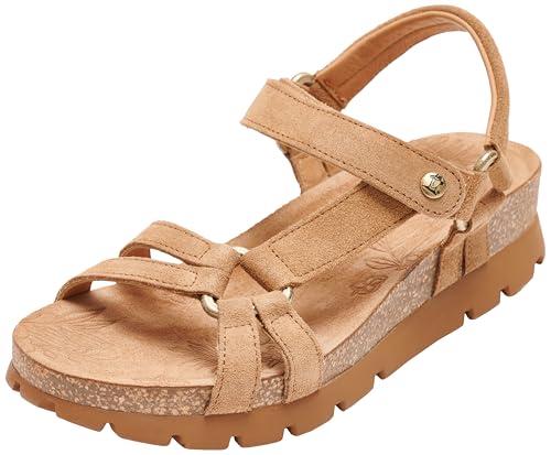 Panama Jack Damen Sally Flat Sandal, Cuero B8, 38 EU von Panama Jack