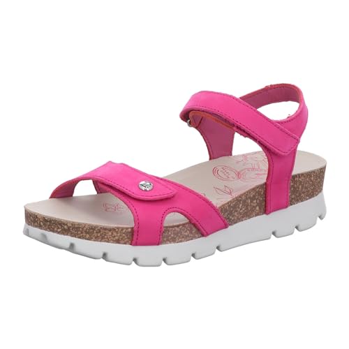 Panama Jack Damen Sandalen/Sandaletten SULIA Pink Rauleder, Größe:39, Farbauswahl:rose/pink von Panama Jack