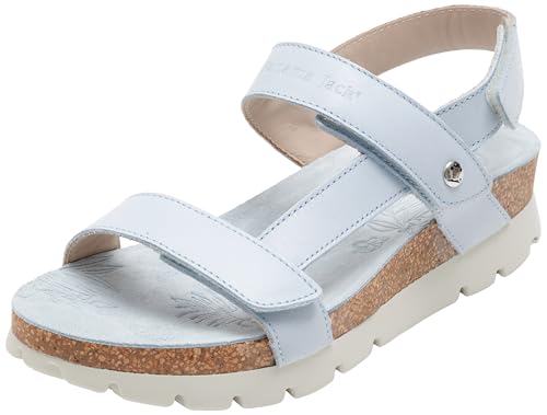 Panama Jack Damen Selma Flat Sandal, Azul Claro B21, 40 EU von Panama Jack