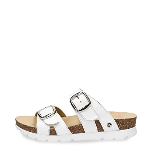 Panama Jack Damen Shirley Flat Sandal, Blanco B4, 38 EU von Panama Jack