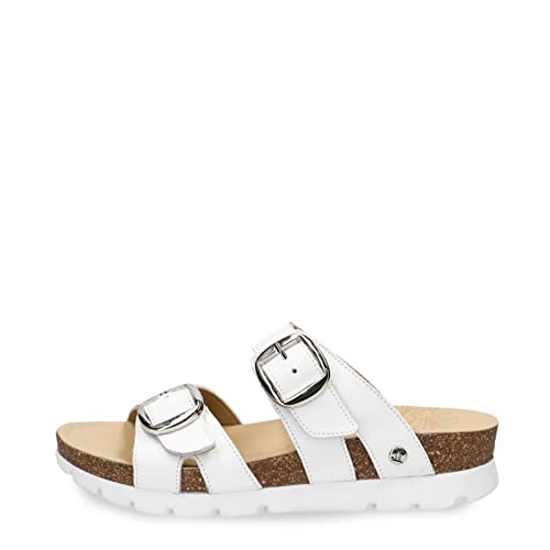 Panama Jack Damen Shirley Flat Sandal, Blanco B4, 40 EU Panama Jack Damen Shirley Flat Sandal, Blanco B4, 40 EU von Panama Jack
