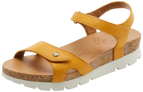 Panama Jack Damen Sulia Flat Sandal, Ocre B22, 42 EU von Panama Jack