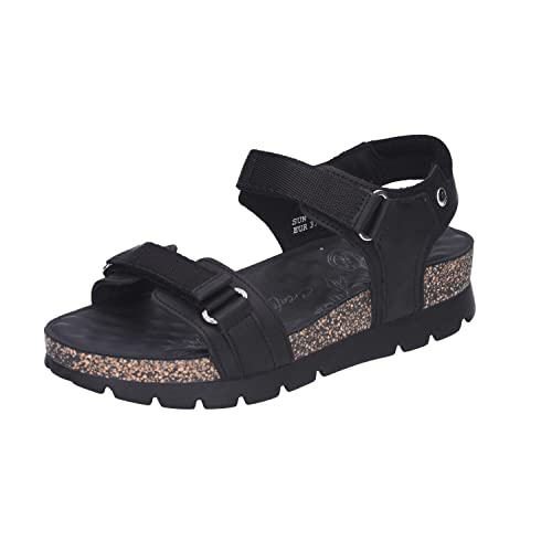 Panama Jack Damen Sun Flat Sandal, Negro B1, 40 EU Panama Jack Damen Sun Flat Sandal, Negro B1, 40 EU von Panama Jack
