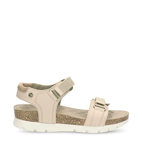 Panama Jack Damen Sun Flat Sandal, Taupe B4, 40 EU von Panama Jack