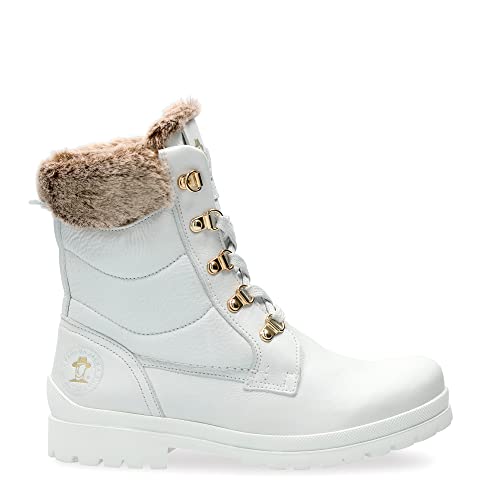 Panama Jack Damen Tuscani Combat Boot, Blanco, 40 EU von Panama Jack