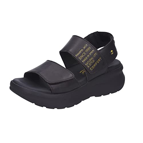 Panama Jack Damensandalen Noah B1 Napa Negro/Black 41 EU von Panama Jack