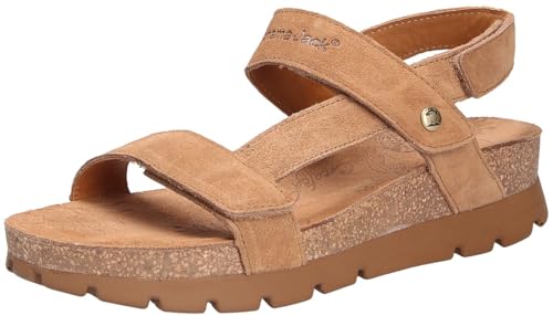 Panama Jack Damensandalen Selma B10 Velour Cuero/Bark 37 EU von Panama Jack