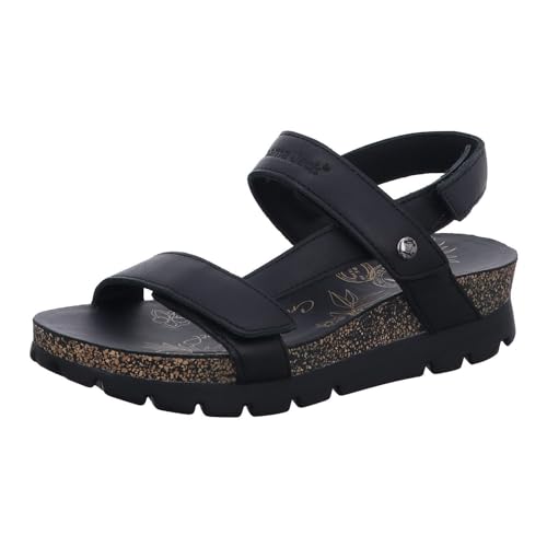 Panama Jack Damen Selma Flat Sandal, Negro B4, 39 EU von Panama Jack