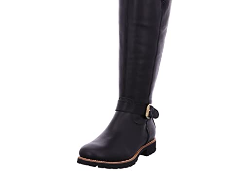 Panama Jack Damen Klassische Stiefel Amberes Igloo Trav, Frauen Stiefel,Lammfell,Reißverschluss,Lady,Ladies,Boots,Winterschuhe,Schwarz,37 EU / 4 UK von Panama Jack