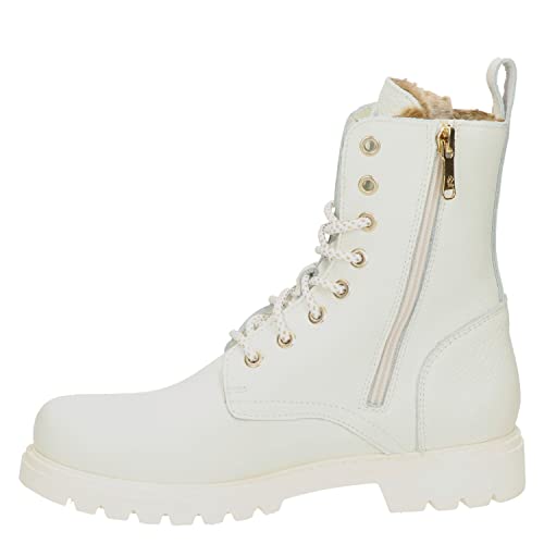 Panama Jack Damen Frisia Combat Boot, Blanco, 36 EU von Panama Jack