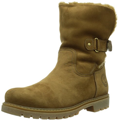 Panama Jack Felia Damen Ungefüttert Biker Boots Halbschaft Stiefel & Stiefeletten, Braun (Taupe), 40 EU von Panama Jack