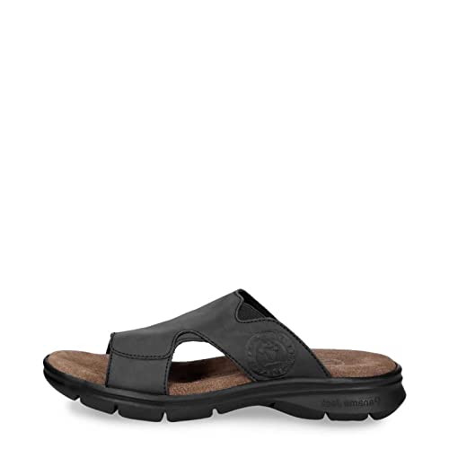 Panama Jack Herren Robin Basics Peeptoe Sandalen, Schwarz (Negro C1), 44 EU von Panama Jack