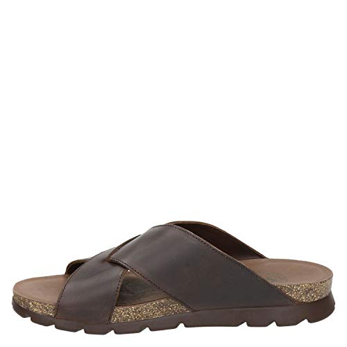 Panama Jack Herren Salman Peeptoe Sandalen, Braun (Marron C7), 42 EU von Panama Jack