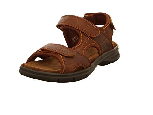 Panama Jack Herren Salton Basics Peeptoe Sandalen, Braun (Cuero C4) von Panama Jack