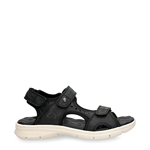 Panama Jack Herren Salton Flat Sandal, Negro C033, 42 EU von Panama Jack