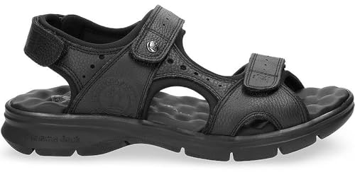 Panama Jack Herren Salton Flat Sandal, Negro C36, 43 EU von Panama Jack