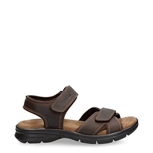 Panama Jack Herren Sanders Basics Peeptoe Sandalen, Braun (Marron C1), 41 EU von Panama Jack