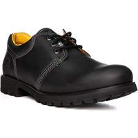 Panama Jack Herren Schnürschuhe schwarz Glattleder von Panama Jack