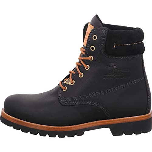 Panama Jack Herren Schnürstiefel Panama 3, Männer Stiefel,Schnürsenkel,uebergangsschuhe,schnürboots,halbstiefel,schnürung,Schwarz,41 EU / 7 UK von Panama Jack