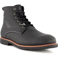 Panama Jack Herren Schnürboots schwarz Glattleder von Panama Jack