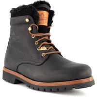 Panama Jack Herren Schnürboots schwarz Glattleder von Panama Jack