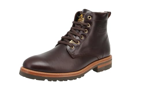 Panama Jack Herren Schnürstiefeletten Emery Igloo, Männer Stiefeletten,Lammfell,Schnürsenkel,Booties,halbstiefel,Kurzstiefel,Braun,42 EU / 8 UK von Panama Jack