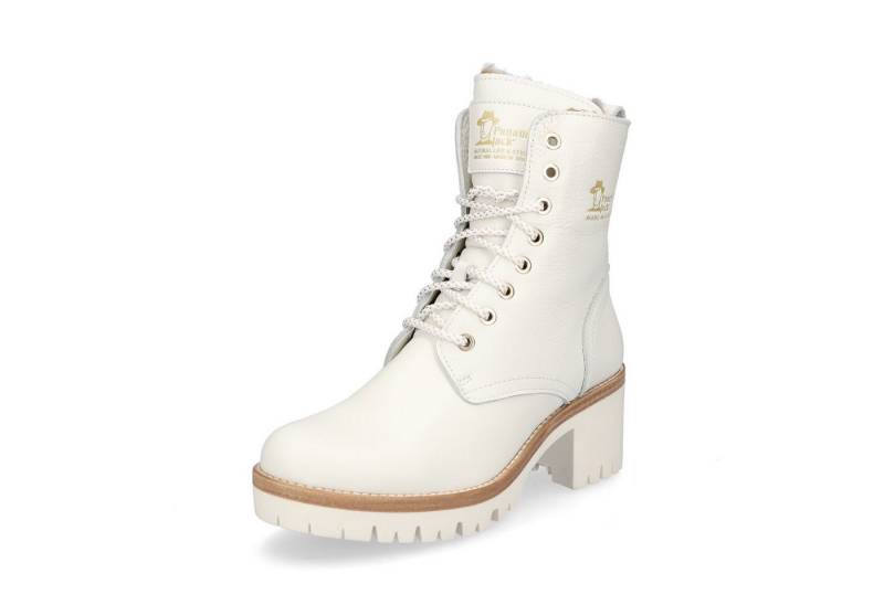 Panama Jack Panama Jack Damen Schnürstiefelette creme weiß Stiefelette von Panama Jack