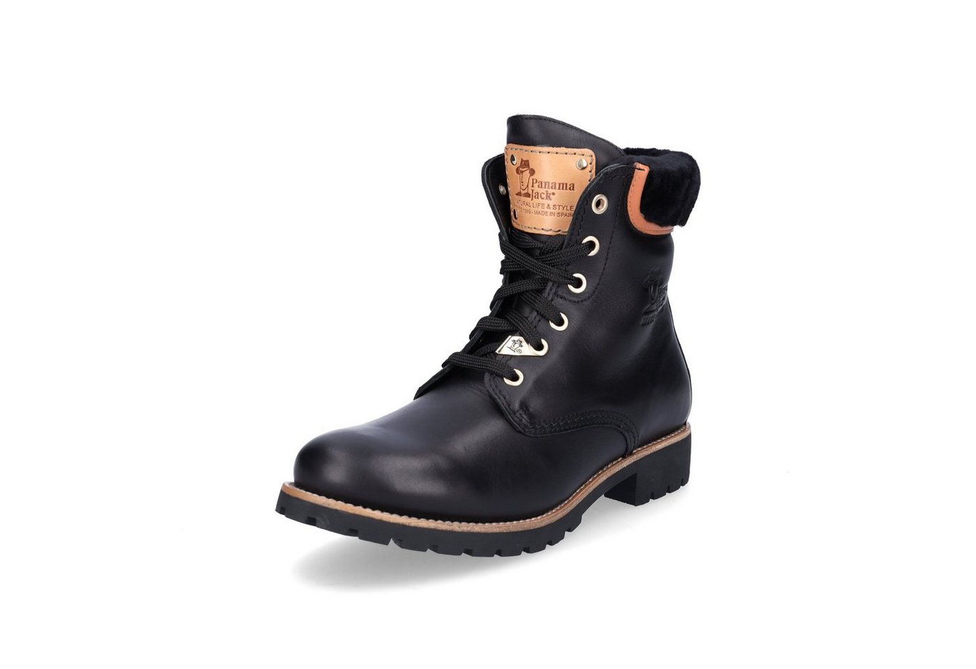 Panama Jack Panama Jack Damen Schnürstiefelette schwarz Stiefelette von Panama Jack