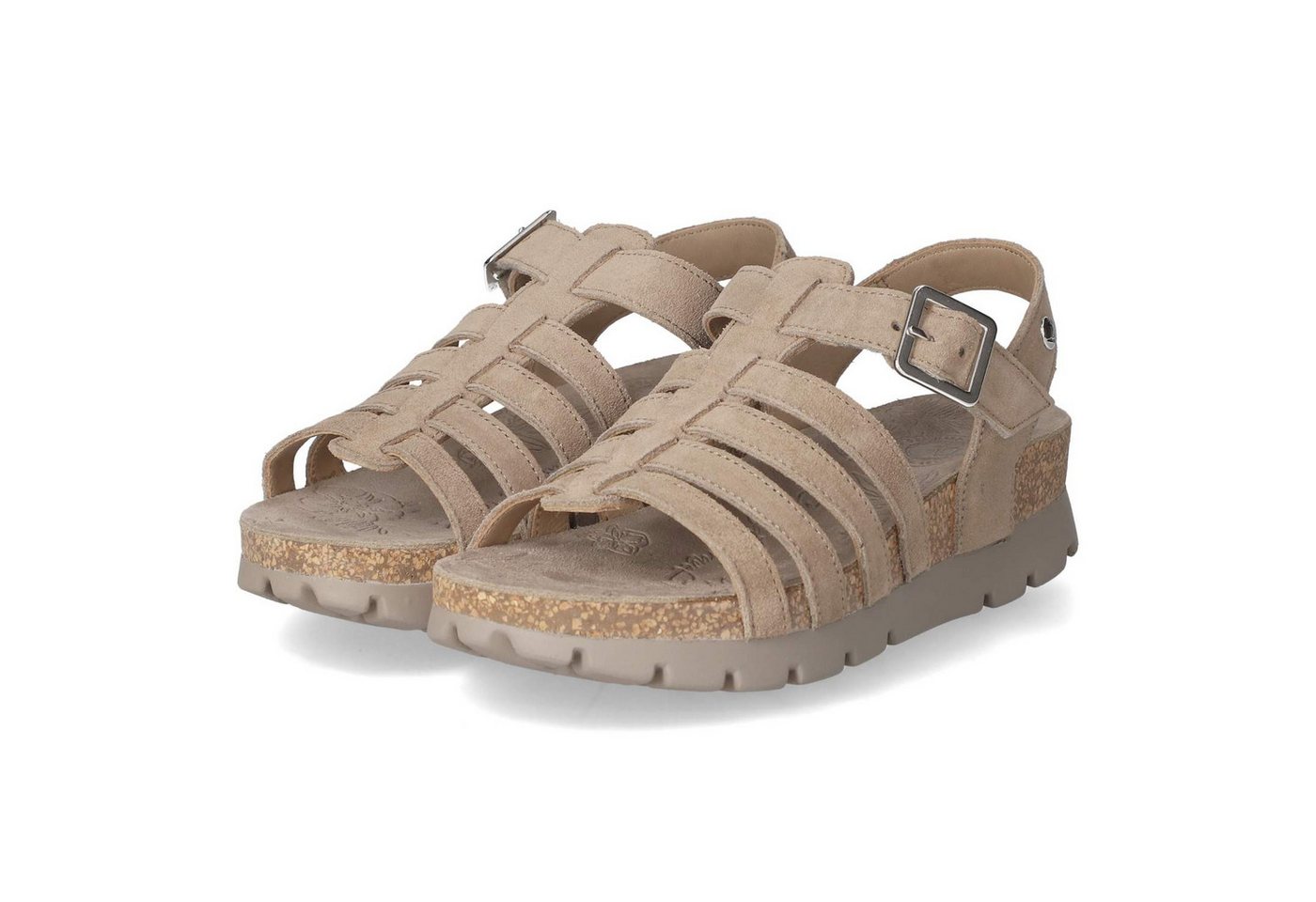 Panama Jack Panama Jack Sasha B4 Damen Rauleder taupe Sandalette von Panama Jack