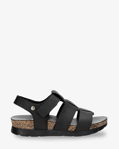 Panama Jack Damen Sammy Flat Sandal, Negro B1, 40 EU von Panama Jack