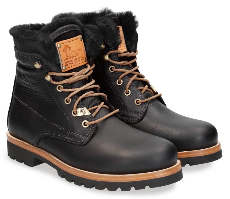 Panama Jack Winterboots "Aviator Igloo", Blockabsatz, Winterstiefelette, Schnürboots mit Logo-Aufnäher von Panama Jack