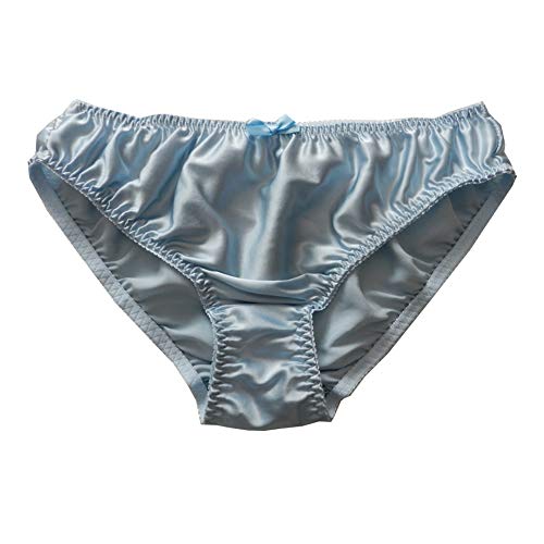 Panasilk Damen Slip aus reiner Maulbeerseide, weich, Größe S, M, L, XL, hellblau, 38 von Panasilk