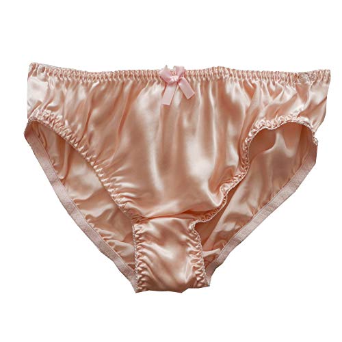 Panasilk Damen Slip aus reiner Maulbeerseide, weich, Größe S, M, L, XL, rose, 42 von Panasilk