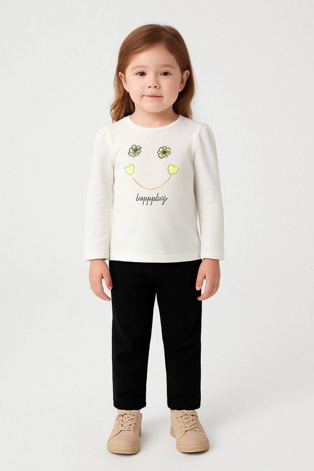 Panco T-Shirt Langärmliges T-Shirt mit detailliertem Aufdruck für Babys von Panco