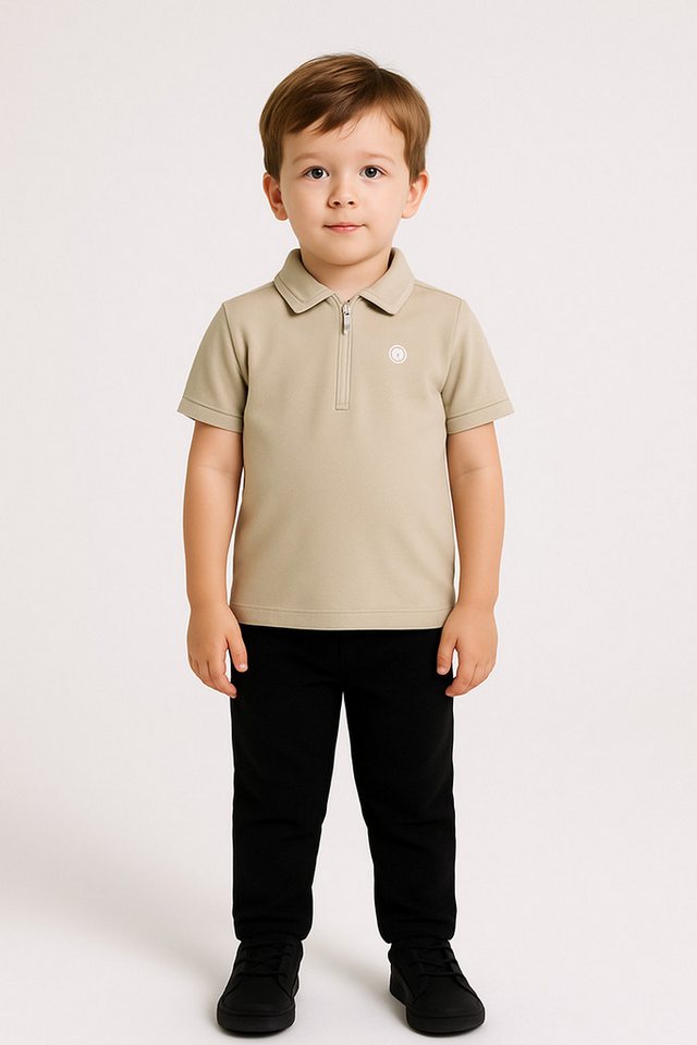 Panco T-Shirt Strick-Piqué-T-Shirt mit Kragen für Babys von Panco