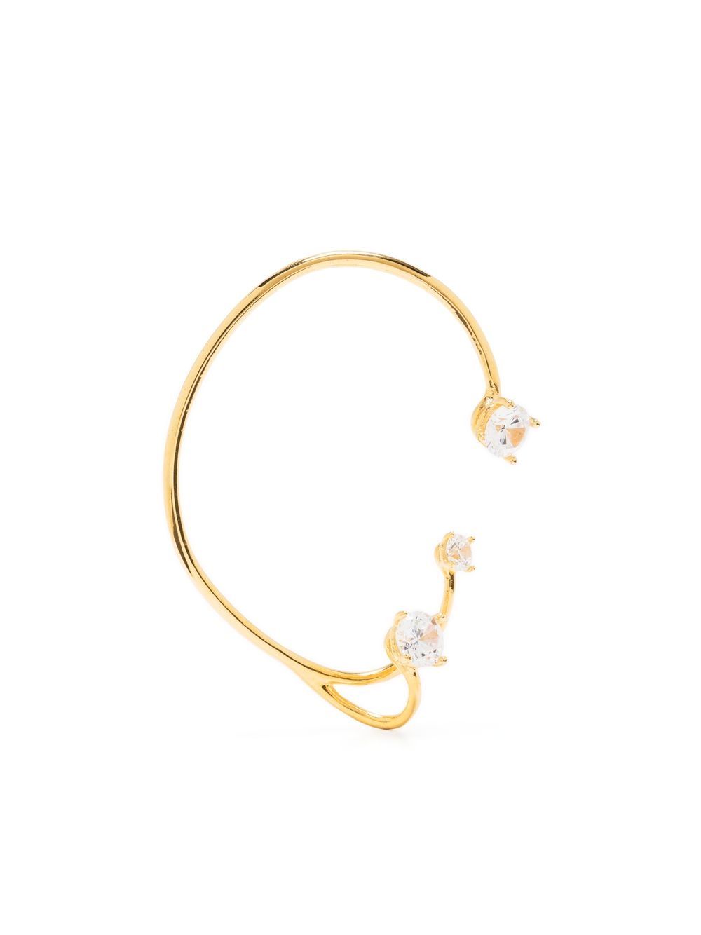 Panconesi Ear Cuff mit Kristallen - Gold von Panconesi