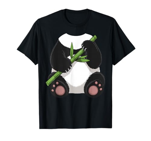 Panda Shirt Erwachsene Kinder Männer Frauen Panda Bär Kostüm T-Shirt von Panda Bear Costume Shirts