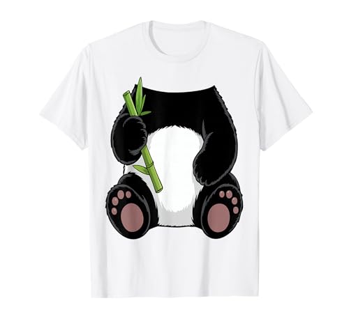 Panda Shirt Erwachsene Kinder Männer Frauen Panda Bär Kostüm T-Shirt von Panda Bear Costume Shirts